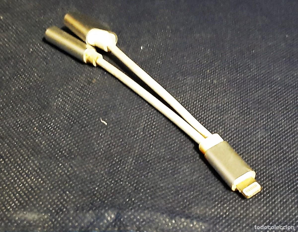 Segunda mano: Cable Iphone doble carga y audio - Foto 4