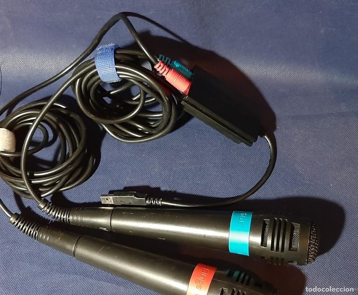 Segunda mano: 2 micr&oacute;fonos Playstation - Foto 2