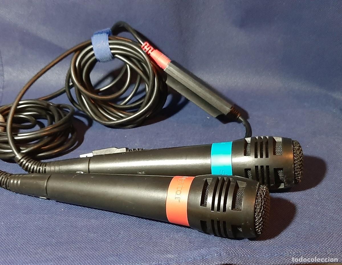 Segunda mano: 2 micr&oacute;fonos Playstation - Foto 3