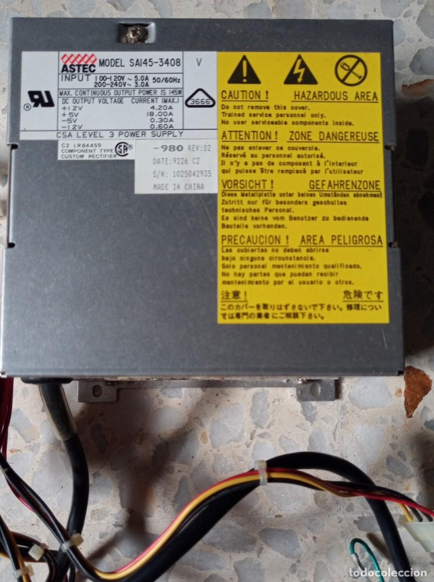 D'Occasion: Fuente de alimentaci&oacute;n de PC, Astec SA145-3408.. Sanna