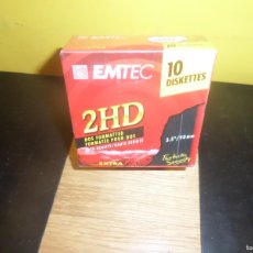 Segunda Mano: EMTEC 10 DIKETTES 2HD EXTRA - PACK NUEVO PRECINTADO - 1€Y+