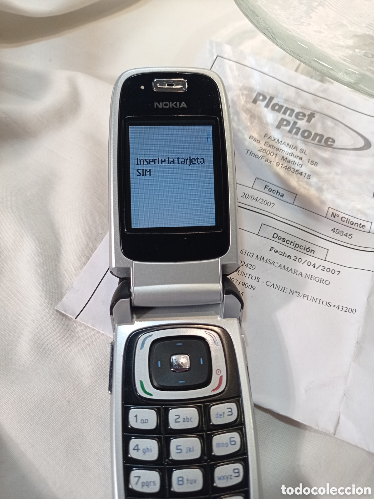 Segunda mano: TEL&Eacute;FONO NOKIA 6103 MOVISTAR NEGRO COMPLETO FUNCIONANDO - Foto 10