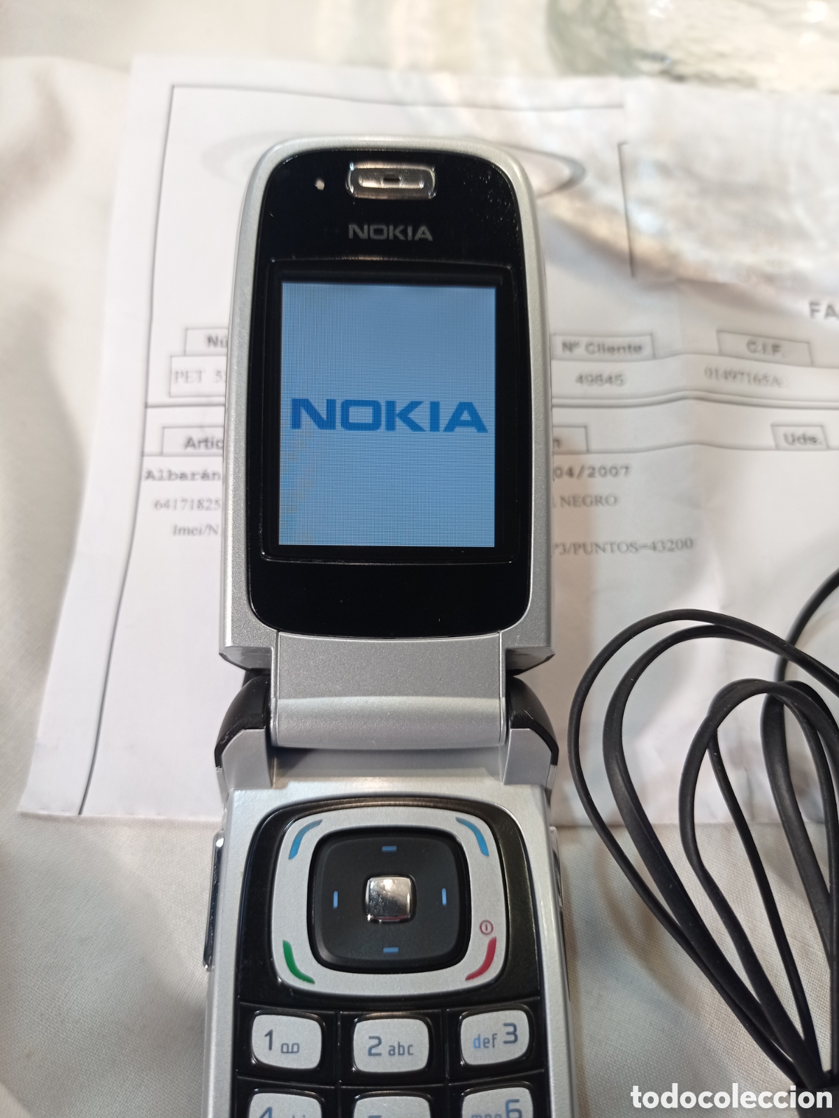 Segunda mano: TEL&Eacute;FONO NOKIA 6103 MOVISTAR NEGRO COMPLETO FUNCIONANDO - Foto 11