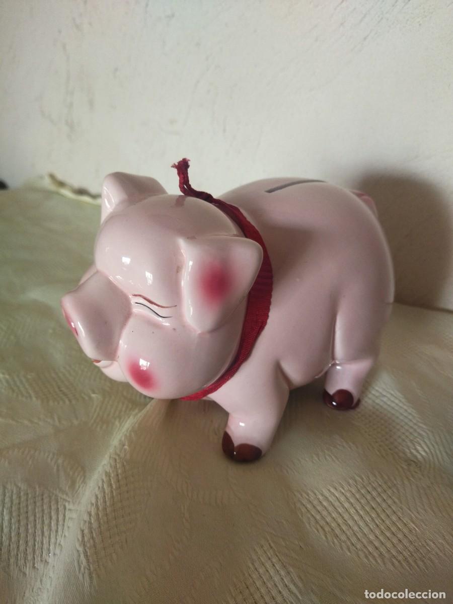 Segunda mano: Bonito cerdito de cer&aacute;mica, hucha. - Foto 1