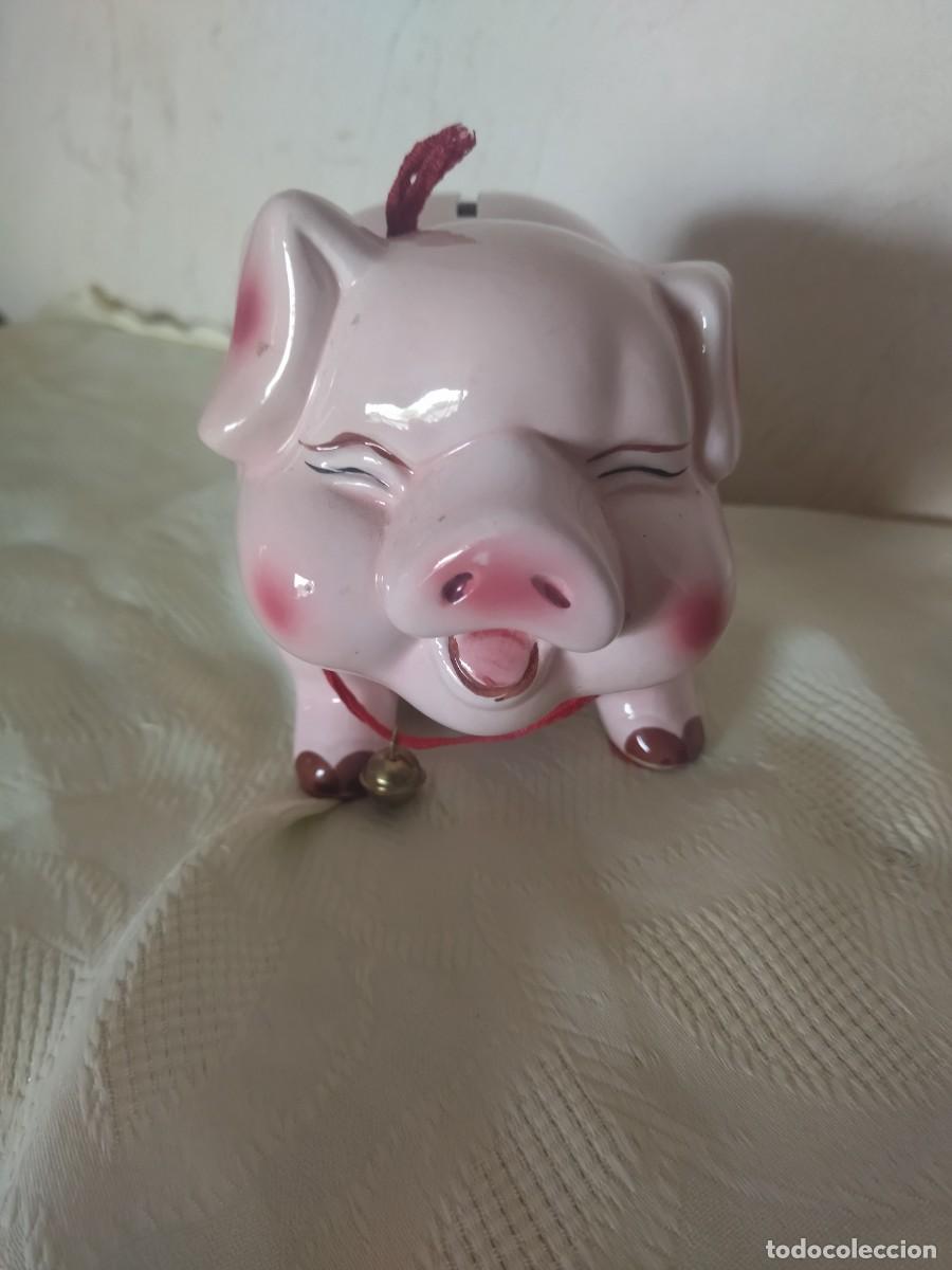 Segunda mano: Bonito cerdito de cer&aacute;mica, hucha. - Foto 2