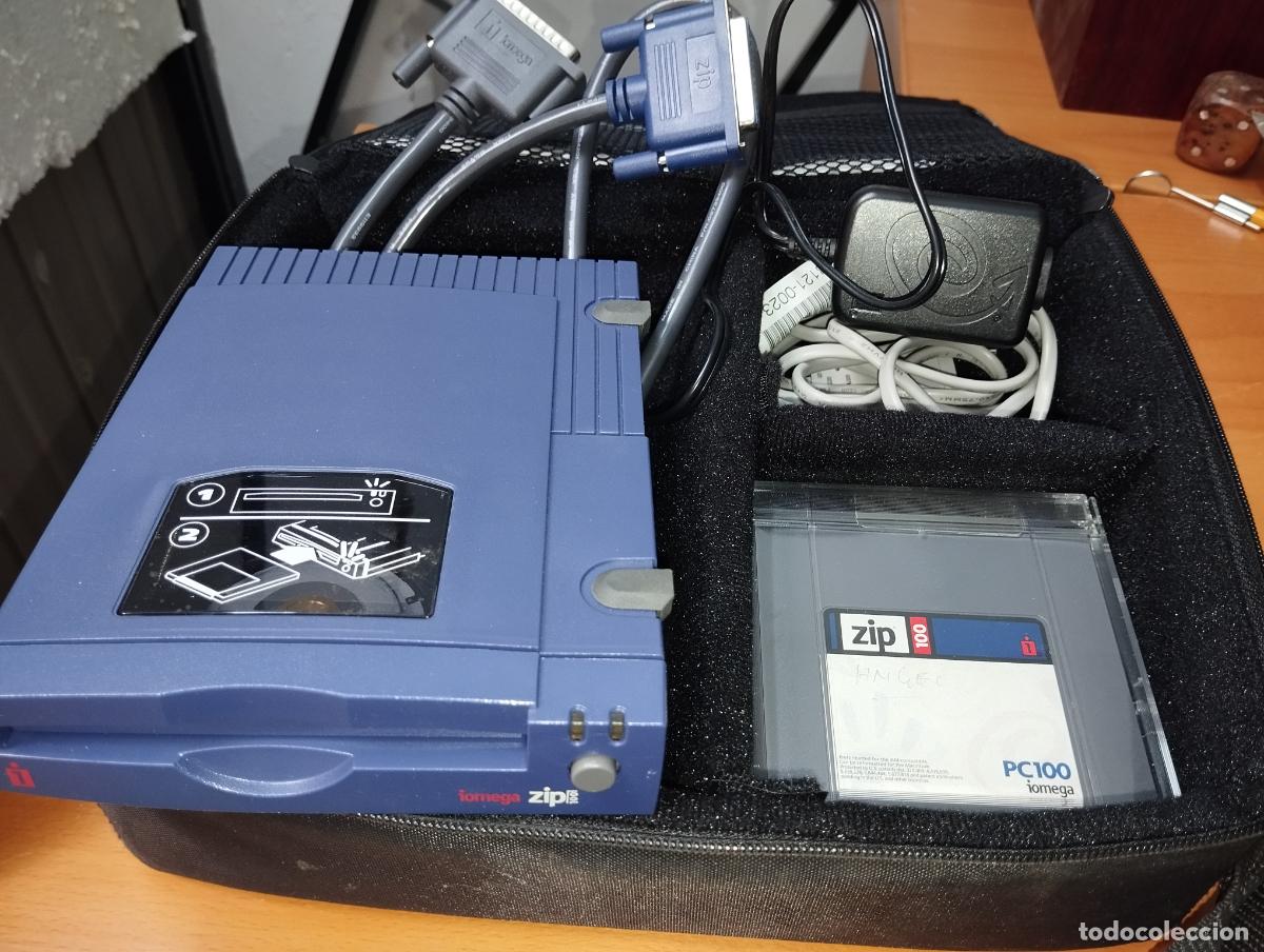 D'Occasion: IOMEGA ZIP LOTE DE DISCOS DISQUETERA CABLES Y TRANSFORMADOR // ORDENADOR INFORM&Aacute;TICA
