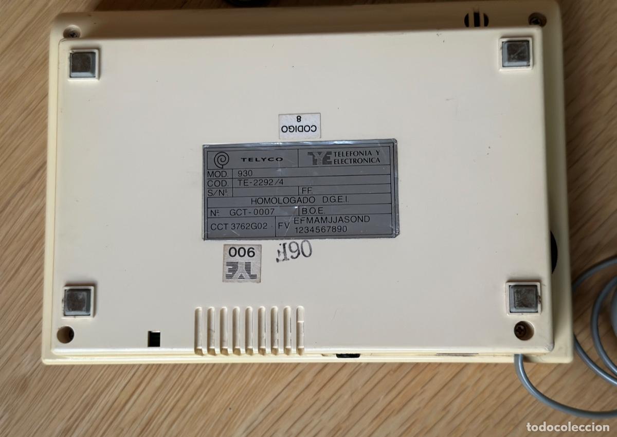 Segunda mano: CONTESTADOR AUTOMATICO TELYCO,MOD.936. - Foto 3