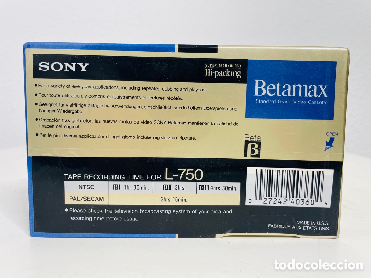 Segunda mano: Sony Betamax L-750 - Foto 5