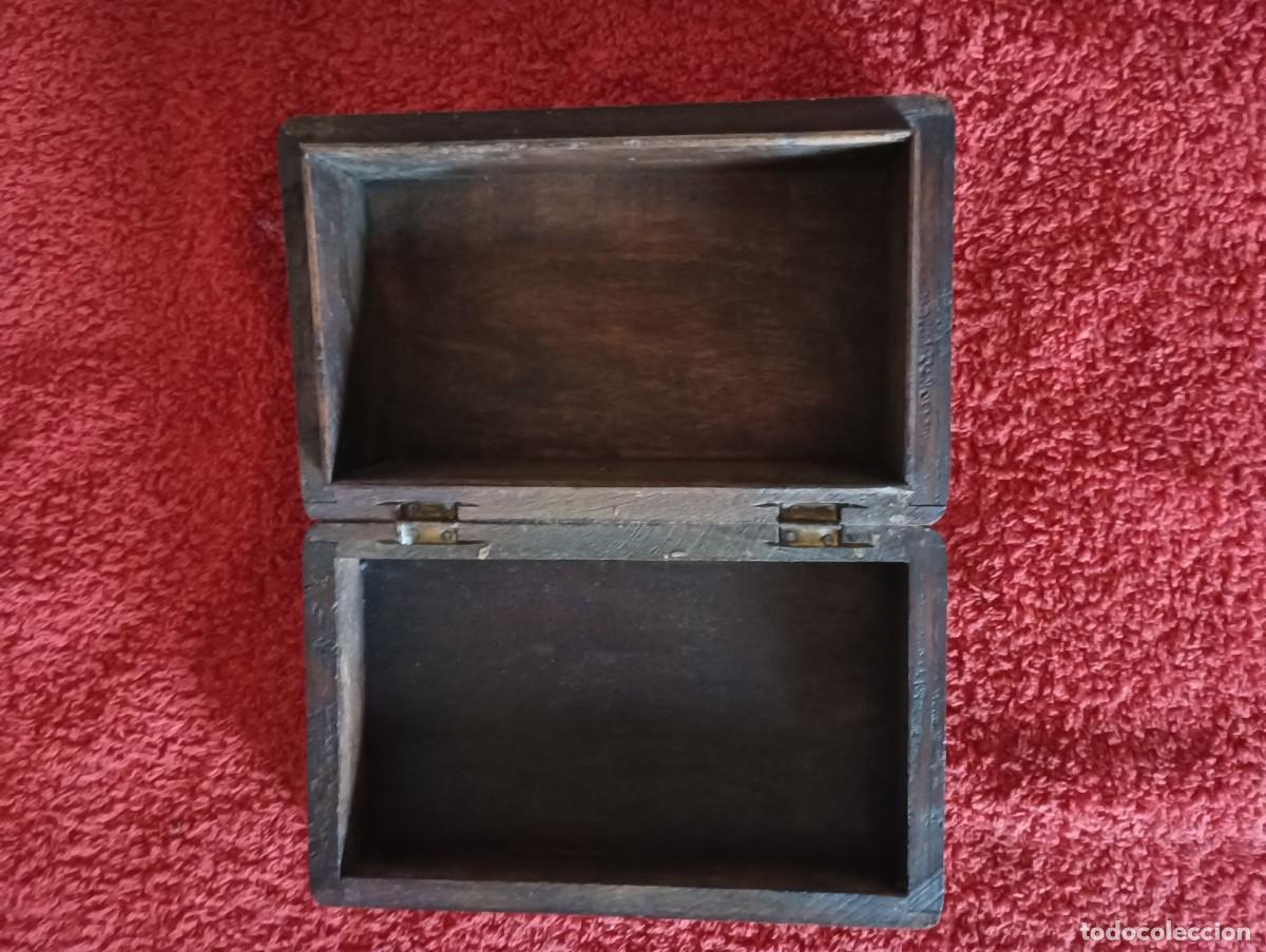 Segunda mano: CAJA DE MADERA LABRADA A MANO - Foto 8