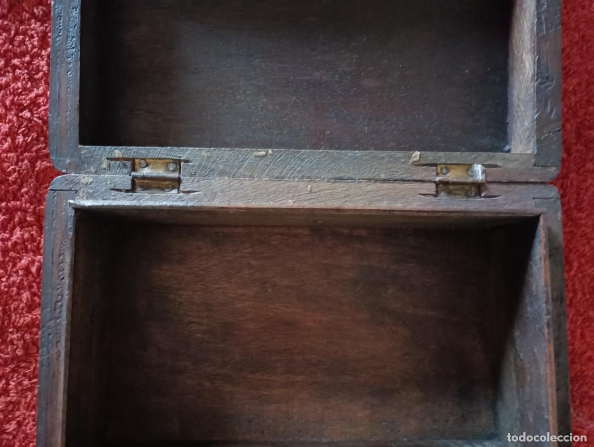 Segunda mano: CAJA DE MADERA LABRADA A MANO - Foto 9