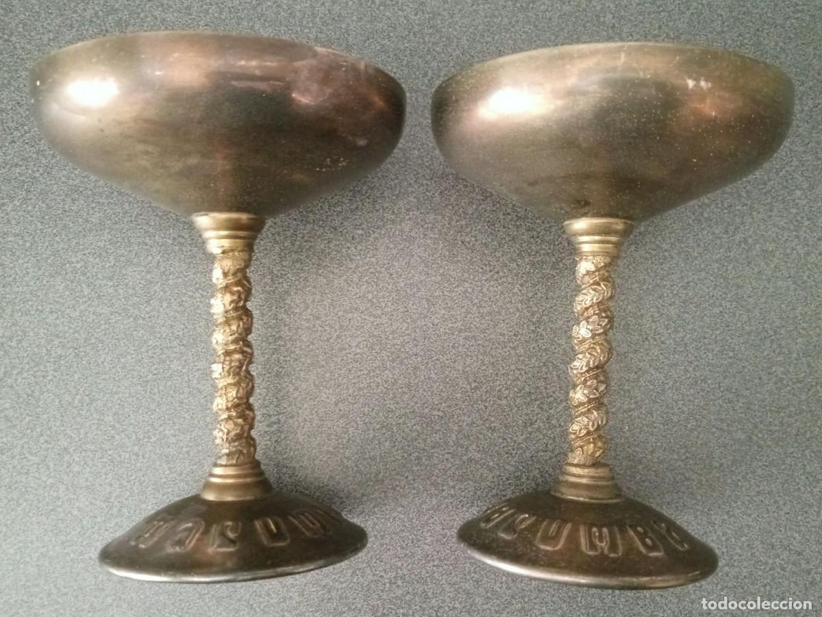 Segunda mano: Lote copas postre ba&ntilde;adas en plata sala Macumba - Foto 4