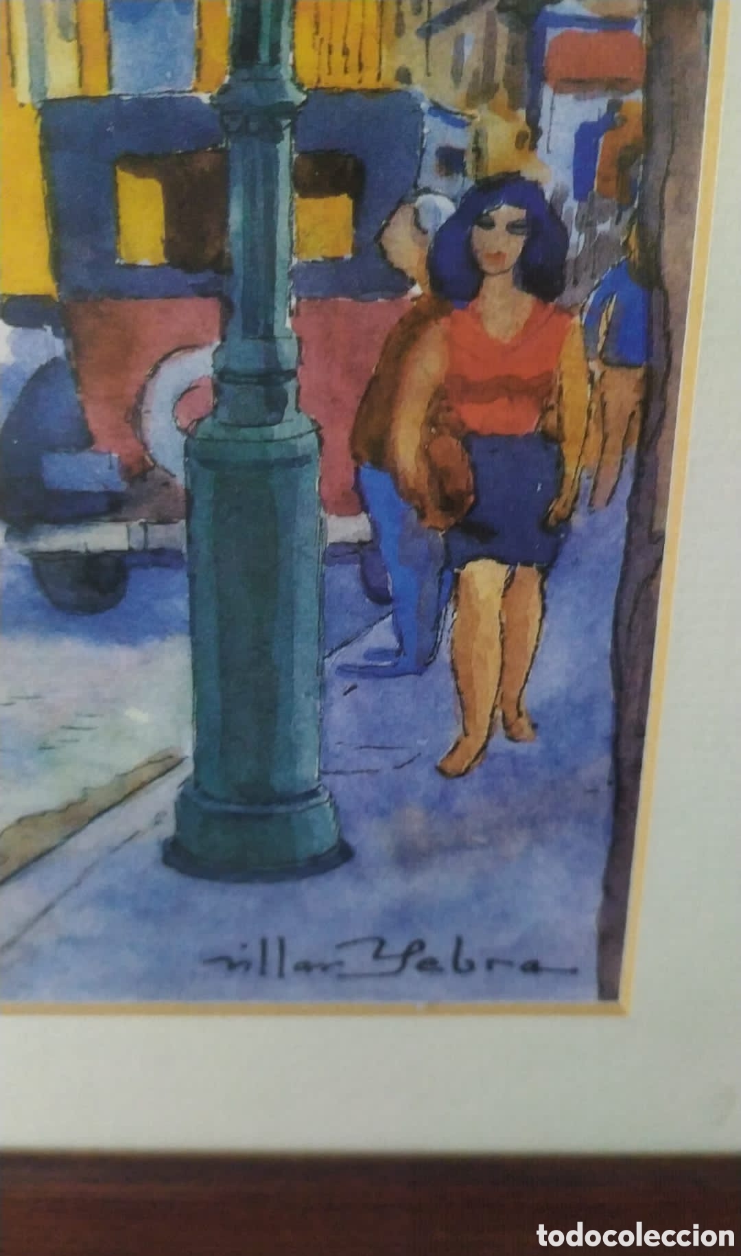 Segunda mano: LAMINA VILLAR-YEBRA. TRANV&Iacute;AS DE GRANADA. - Foto 2