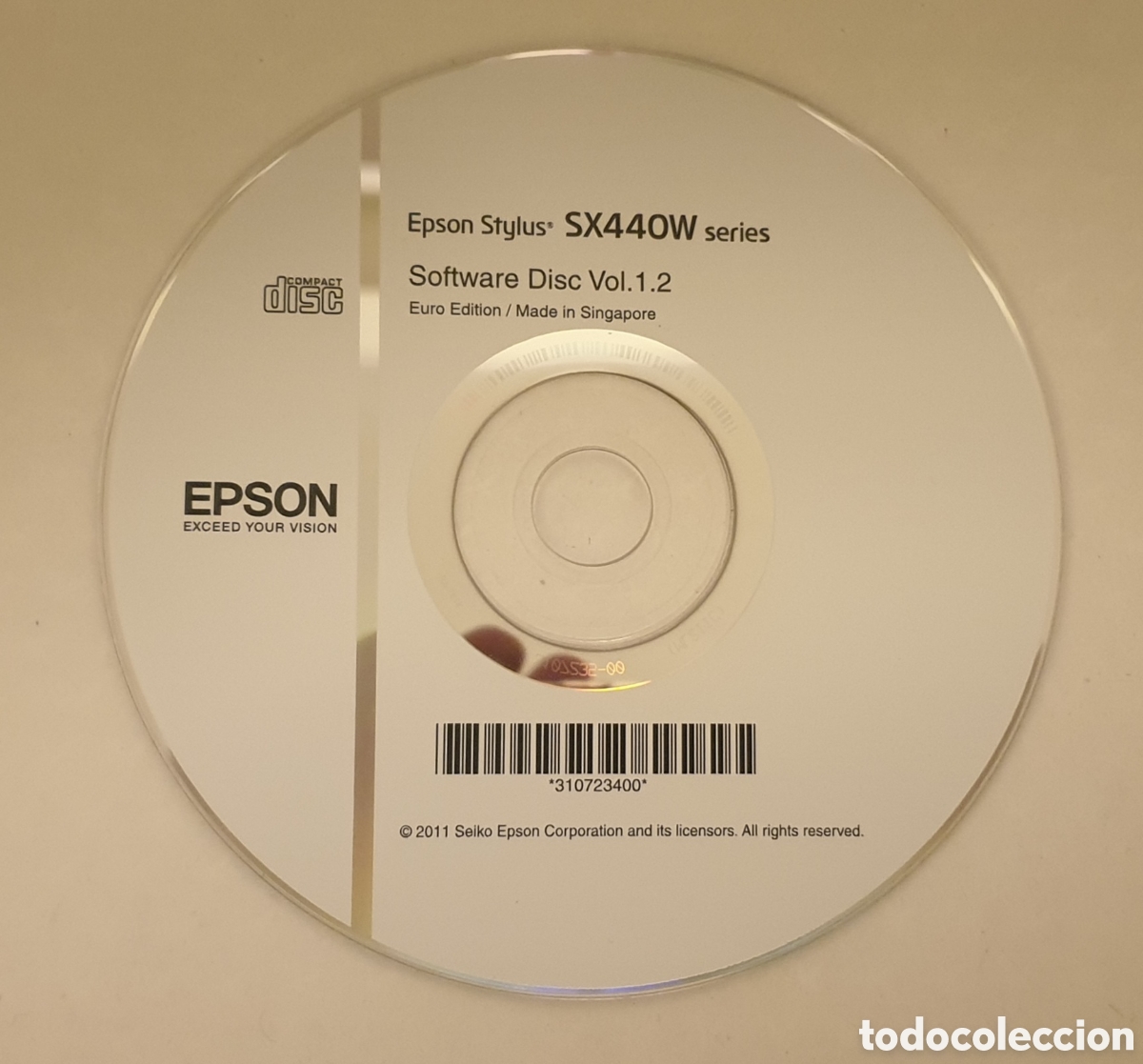 Segunda mano: CD SOFTWARE IMPRESORA EPSON STYLUS SX440W - Foto 1