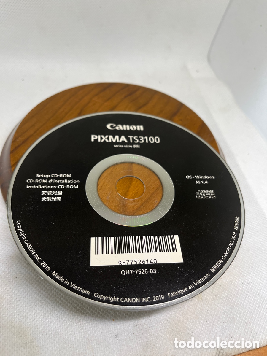 Segunda mano: DISCO CD-ROM CON DRIVER DE CANON PIXMA TS3100 Impresora - Foto 3