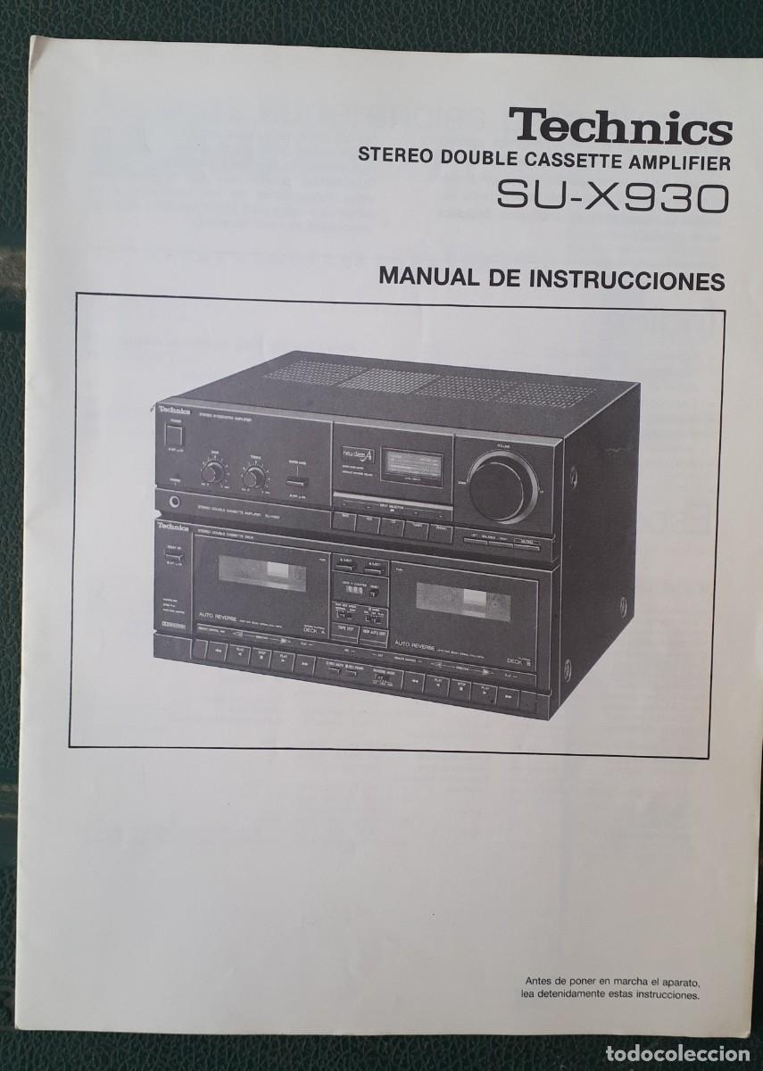 Segunda mano: AMPLIFICADOR Y DOBLE PLETINA TECHNICS SU-X930 - Foto 2