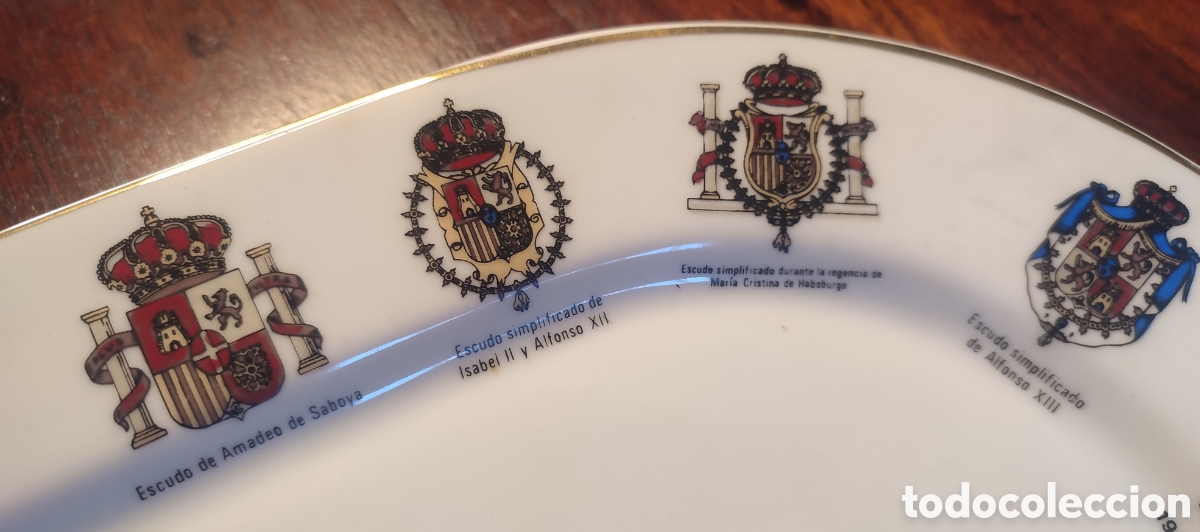 Segunda mano: Bandeja Porcelana Escudos de Espa&ntilde;a - Foto 6