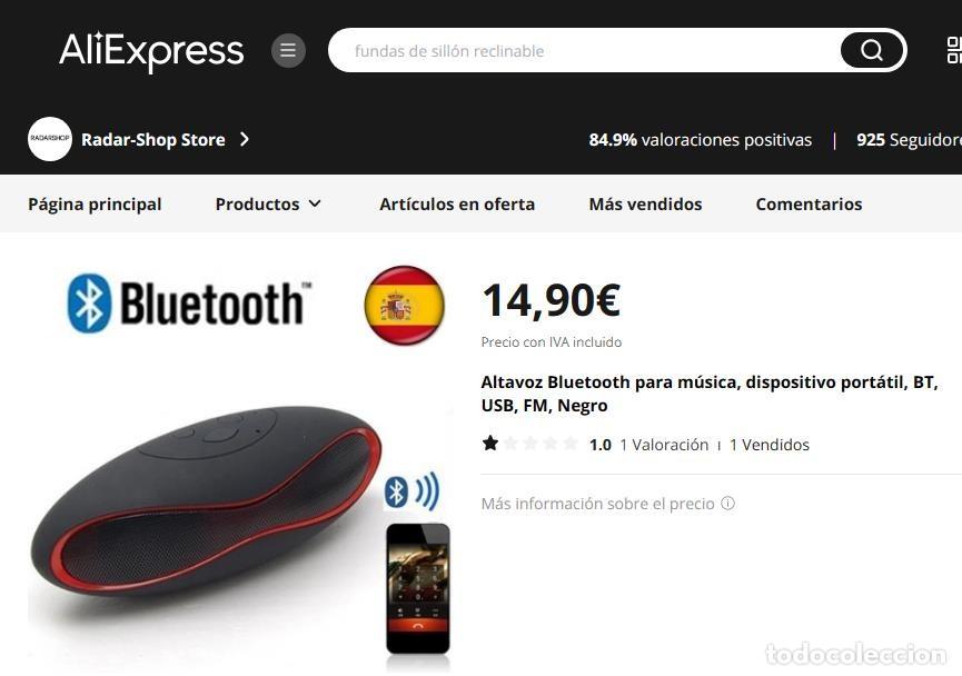Segunda mano: ALTAVOZ BLUETOOTH INNOVA, CON PUERTO USB - Foto 5