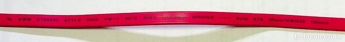 Segunda mano: CABLE SATA DISCO DURO INTERNO 55 CM ROJO - Foto 2