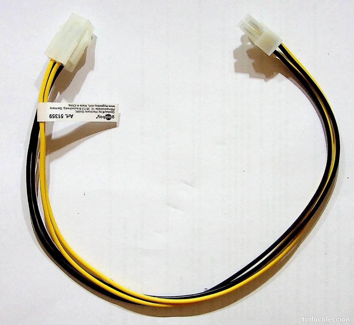 Segunda mano: CABLE DE ALIMENTACI&Oacute;N 4 PINES MACHO HEMBRA - Foto 1