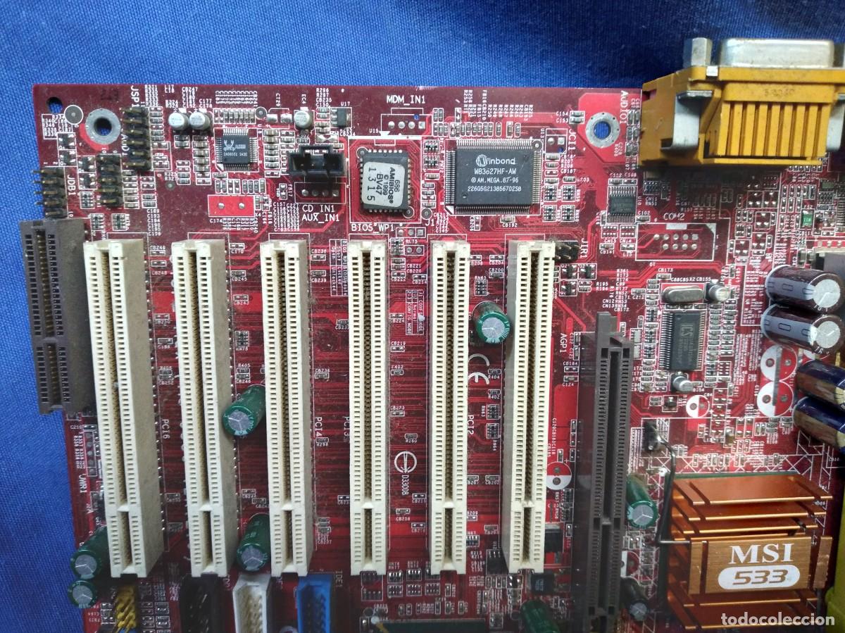 Segunda mano: PLACA BASE MSI 533 + PROCESADOR - Foto 2