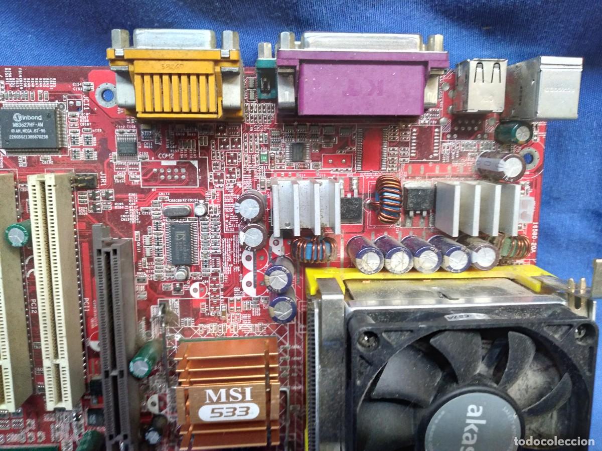 Segunda mano: PLACA BASE MSI 533 + PROCESADOR - Foto 3