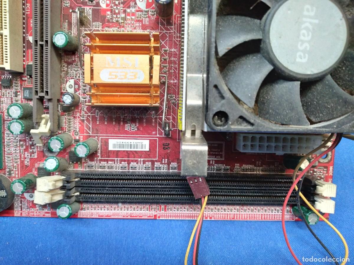 Segunda mano: PLACA BASE MSI 533 + PROCESADOR - Foto 5