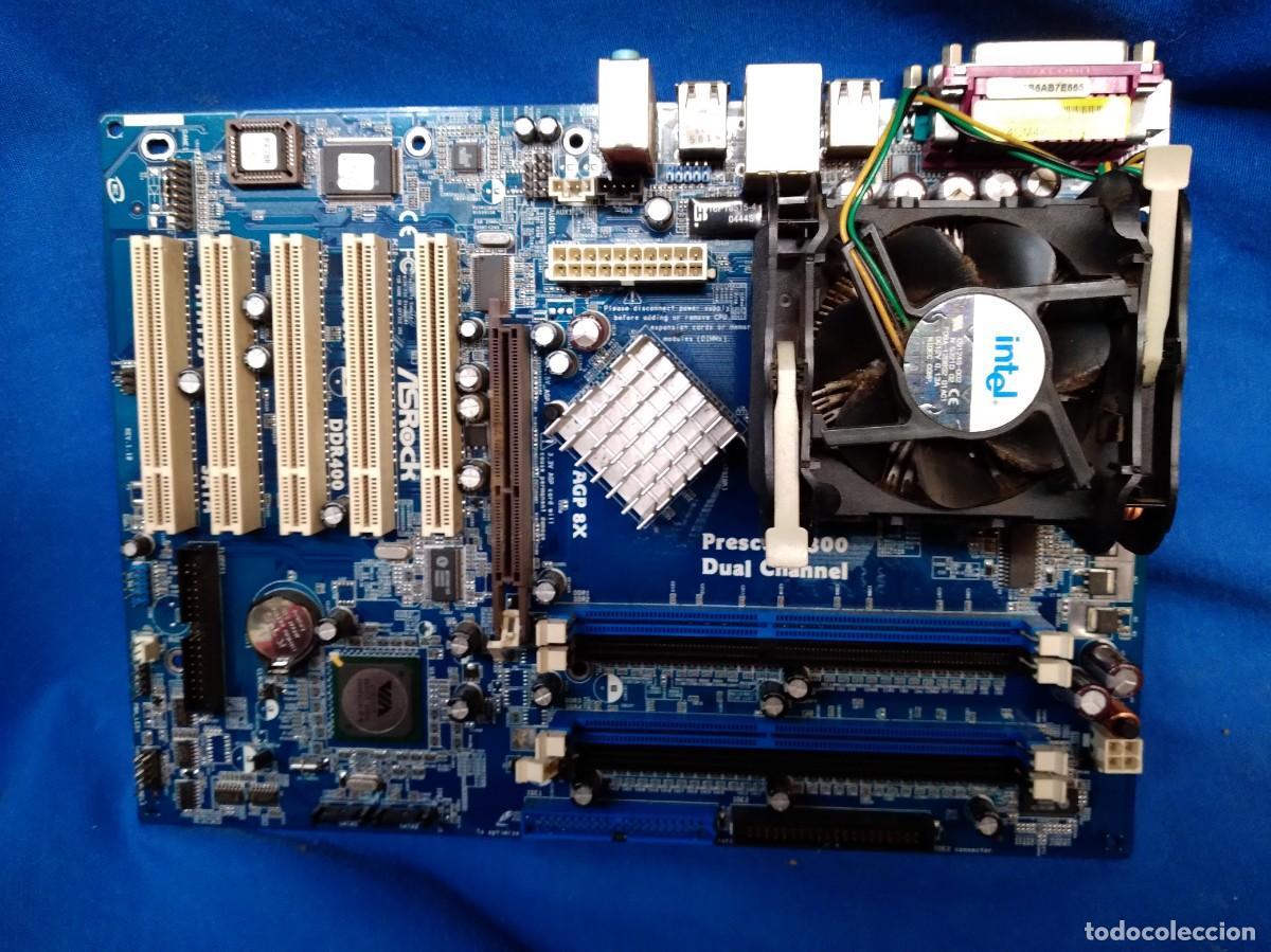 Segunda mano: PLACA BASE ASROCK AGP 8X + PROCESADOR INTEL - Foto 1