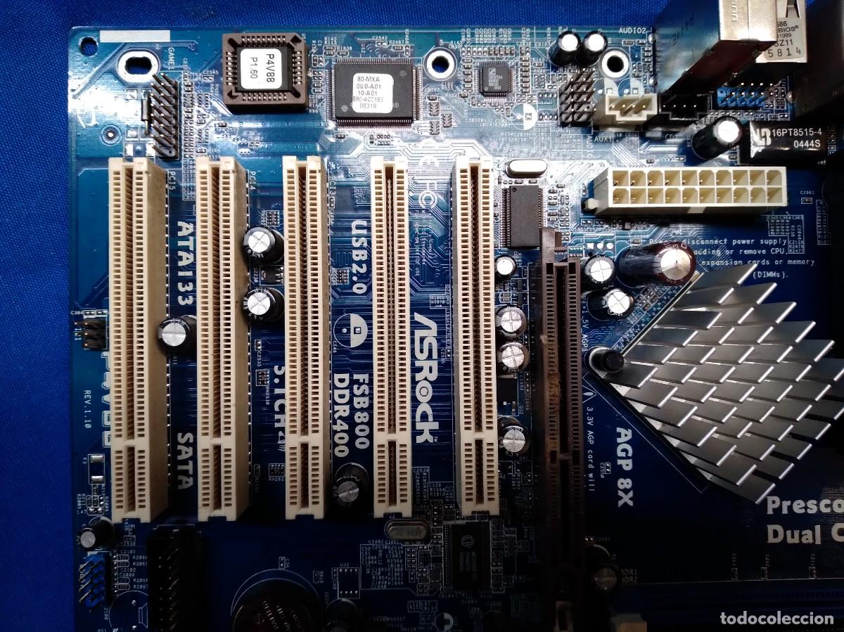 Segunda mano: PLACA BASE ASROCK AGP 8X + PROCESADOR INTEL - Foto 2