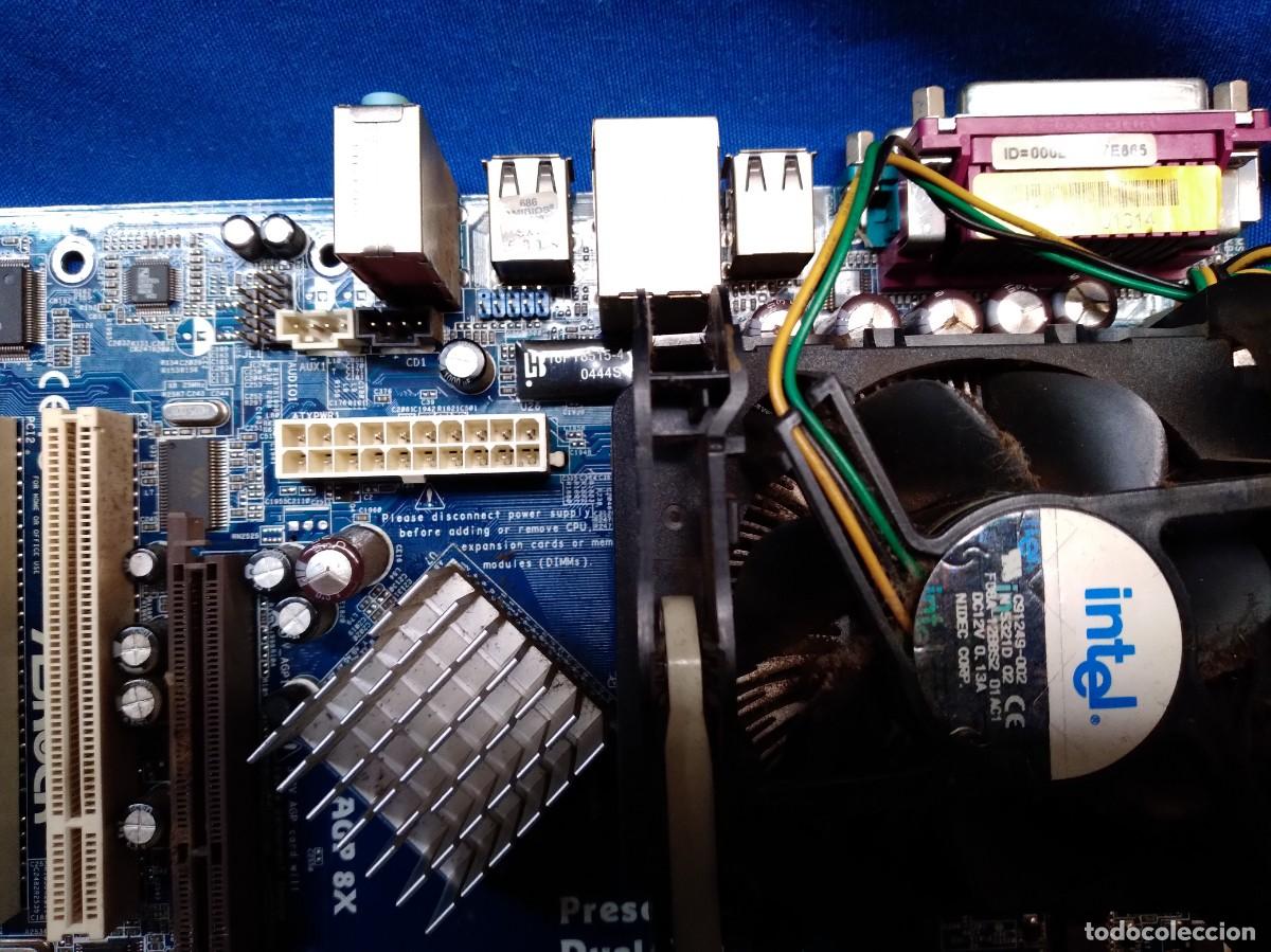 Segunda mano: PLACA BASE ASROCK AGP 8X + PROCESADOR INTEL - Foto 3