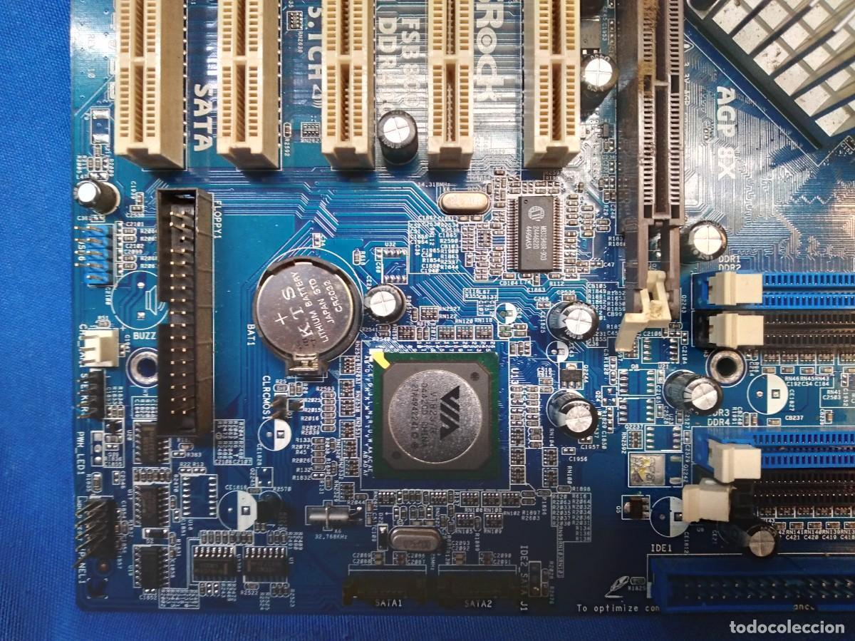 Segunda mano: PLACA BASE ASROCK AGP 8X + PROCESADOR INTEL - Foto 4