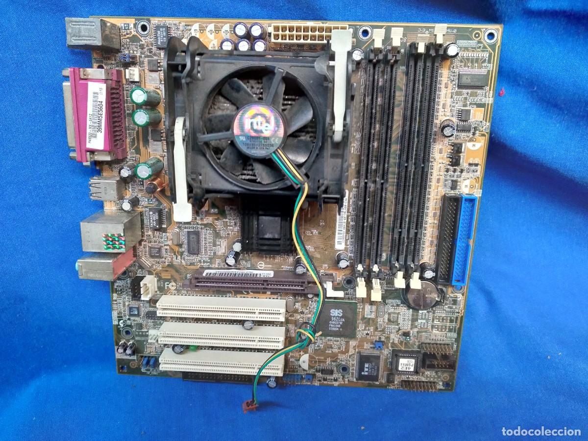 Segunda mano: PLACA BASE AXUS P4S533 - MX + PROCESADOR INTEL - Foto 1