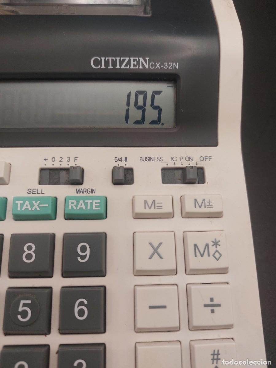 Segunda mano: CALCULADORA IMPRESORA CITIZEN CX-32 N - Foto 2