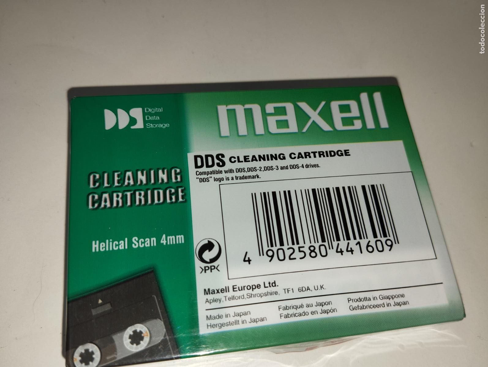 Segunda mano: CINTA DE BORRADORA MAXELL DDS CLEANING CARTRIDGE // NUEVA - Foto 2