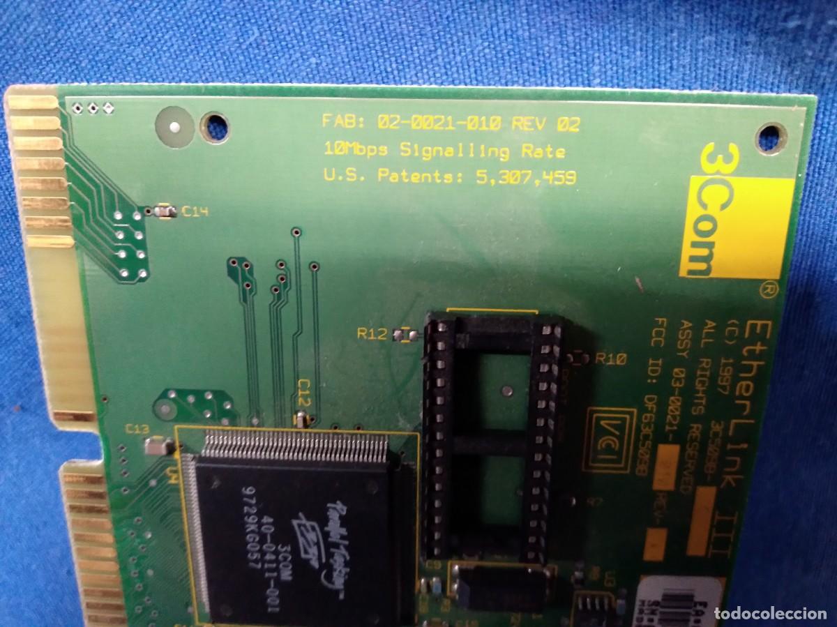 Segunda mano: ANTIGUA TARJETA RED 3COM ETHERLINK III - Foto 5