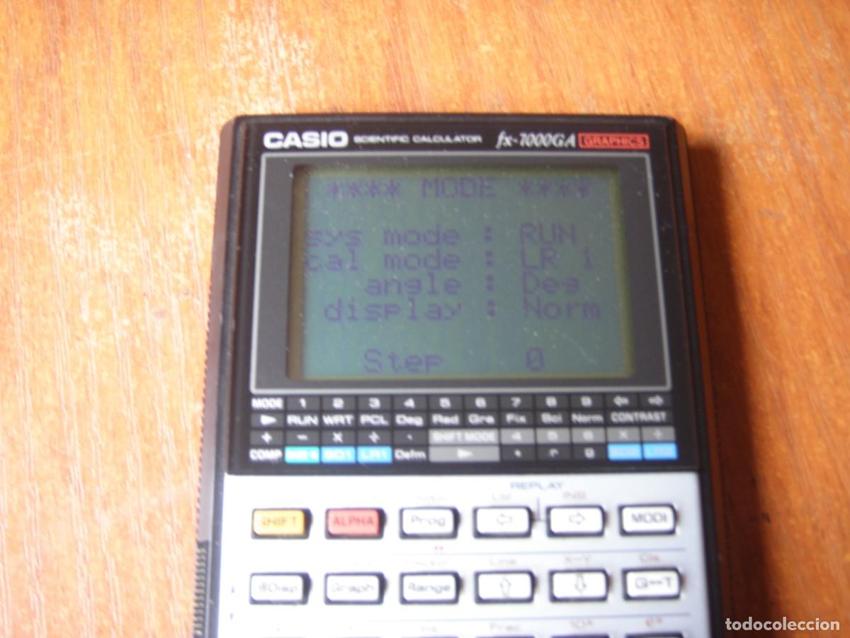 Segunda mano: CALCULADORA CASIO FX7000GA GRAPHICS FUNIONANDO FX-7000GA - Foto 4