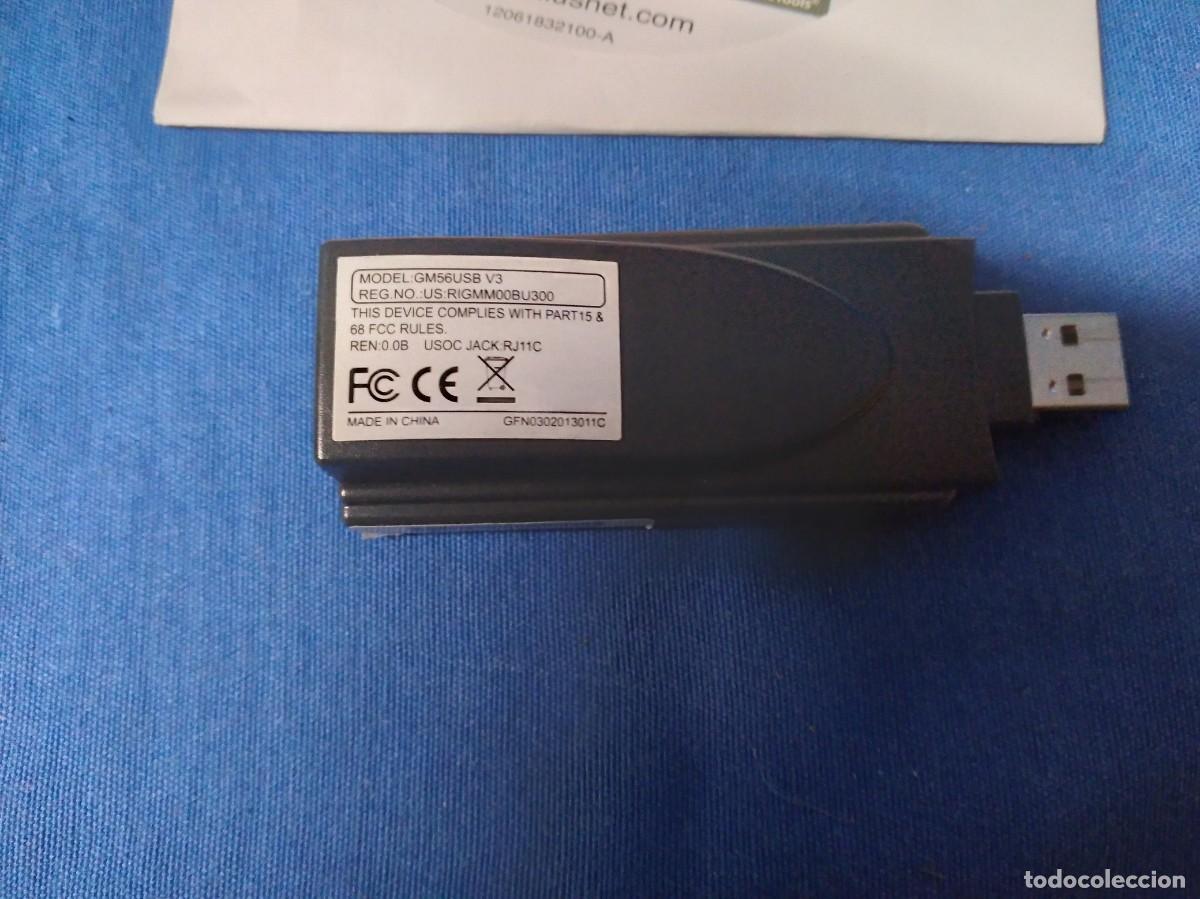Segunda mano: USB MODEN GENIUS GM56USB - 56K USB DATA/FAX/TAM EXTERNAL MODEN - Foto 4