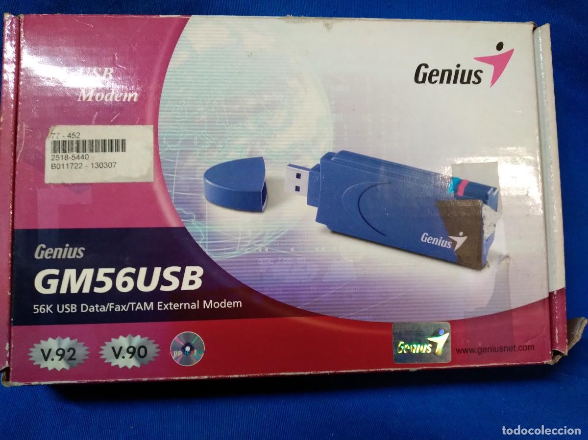 Segunda mano: USB MODEN GENIUS GM56USB - 56K USB DATA/FAX/TAM EXTERNAL MODEN - Foto 6
