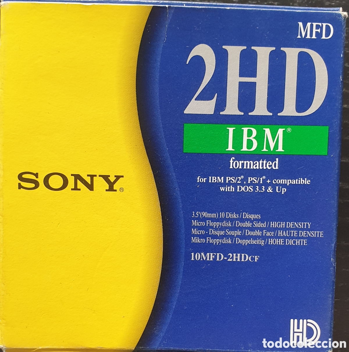 Segunda mano: CAJA 7 DISKETTES NUEVOS CON SUS PEGATINAS - Foto 1