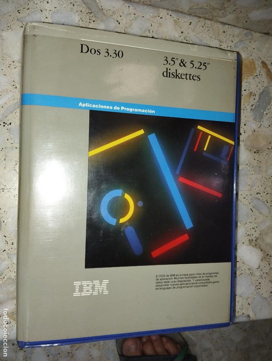 Segunda Mano: MANUAL MS DOS 3.30 PARA IBM INFORM&Aacute;TICA ORDENADOR
