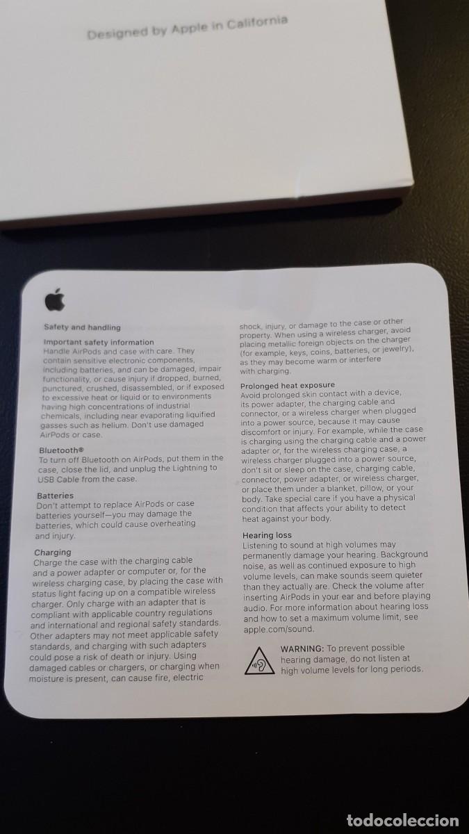 Segunda mano: CAJA VACIA Apple Airpods - Foto 2