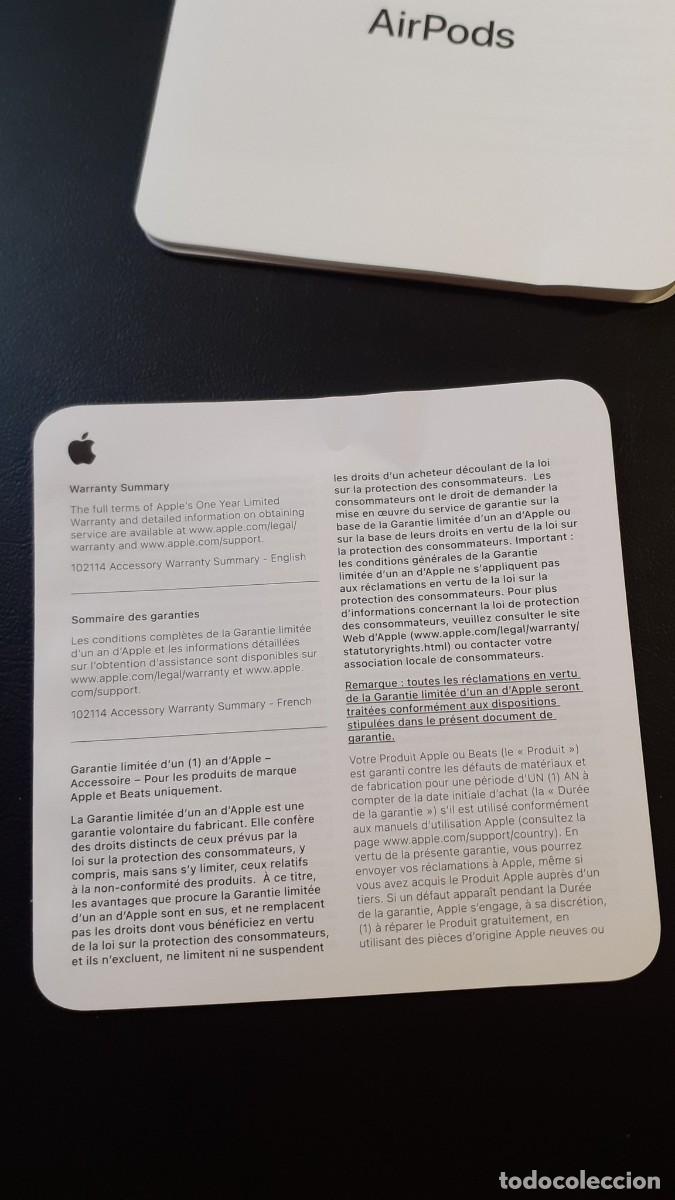 Segunda mano: CAJA VACIA Apple Airpods - Foto 3
