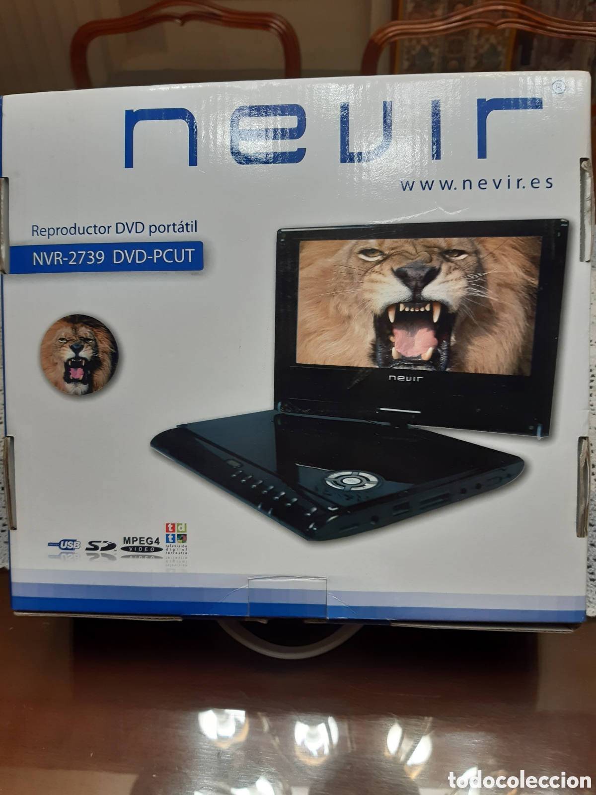 Segunda mano: Reproductor DVD port&aacute;til NEVIR - Foto 1