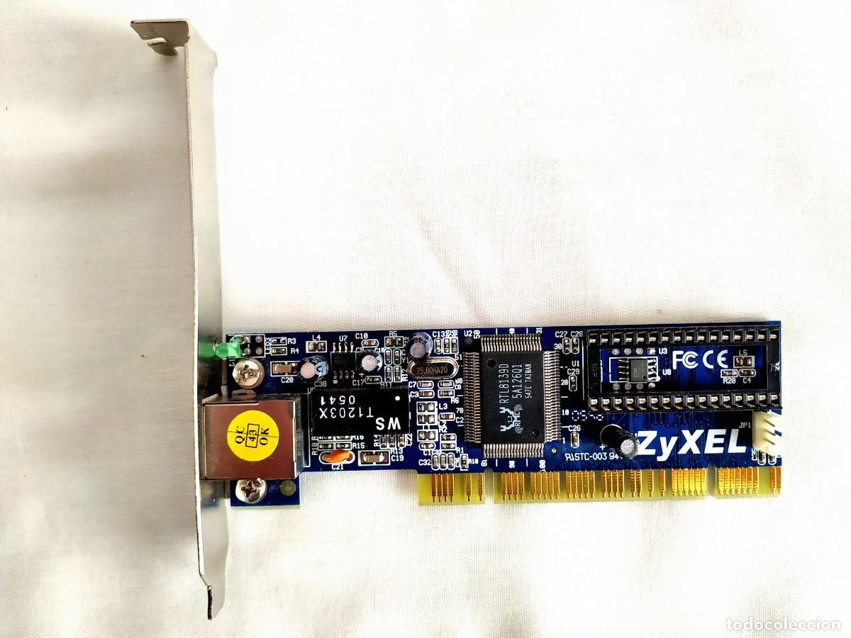 Segunda mano: INFORM&Aacute;TICA RETRO - TARJETA RED LAN PCI ZYXEL - Foto 1