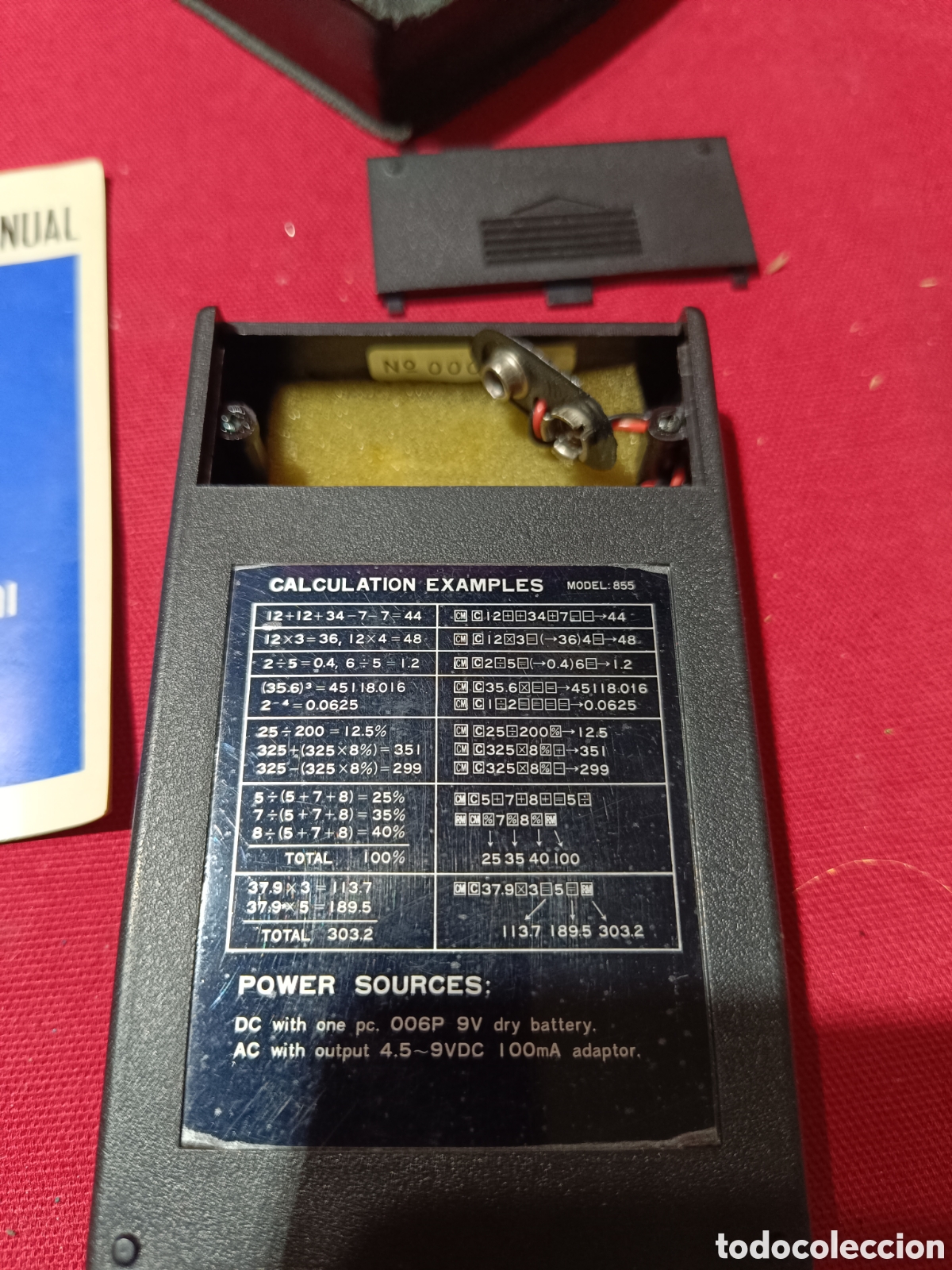 Segunda mano: Calculadora LED roja HORNET MEMO 855 NO PROBADA - Foto 2