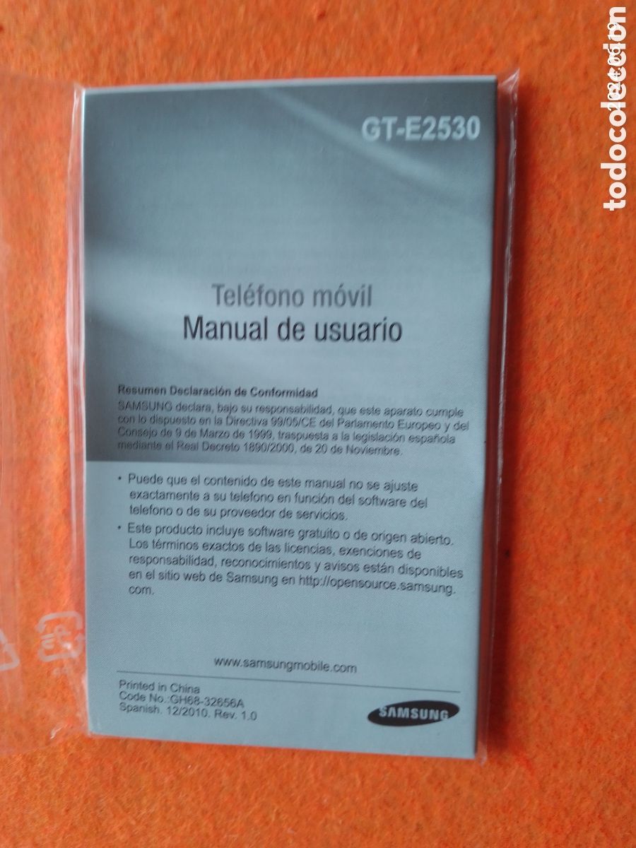Segunda mano: Movil samsung gt. E2530 - Foto 5