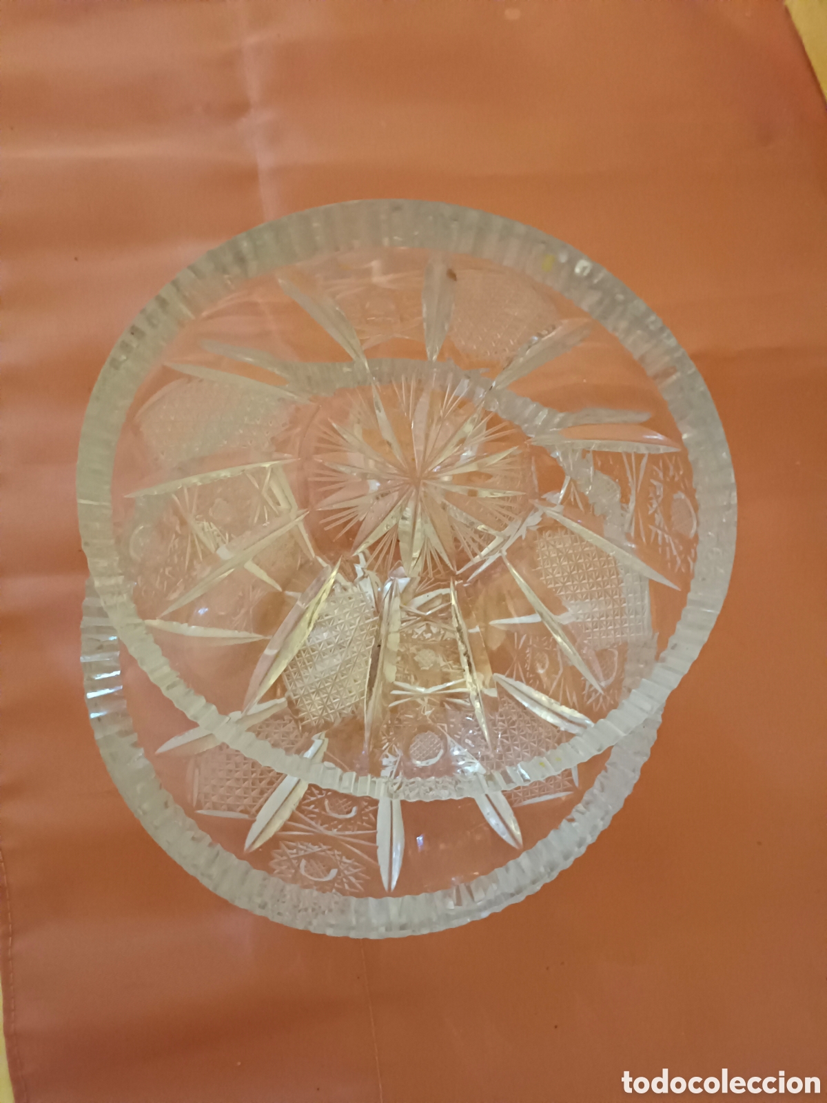 Segunda mano: 6 cuencos de cristal tallado - Foto 4