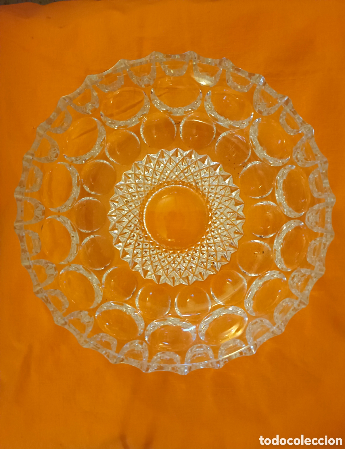 Segunda mano: Frutero de cristal tallado - Foto 2