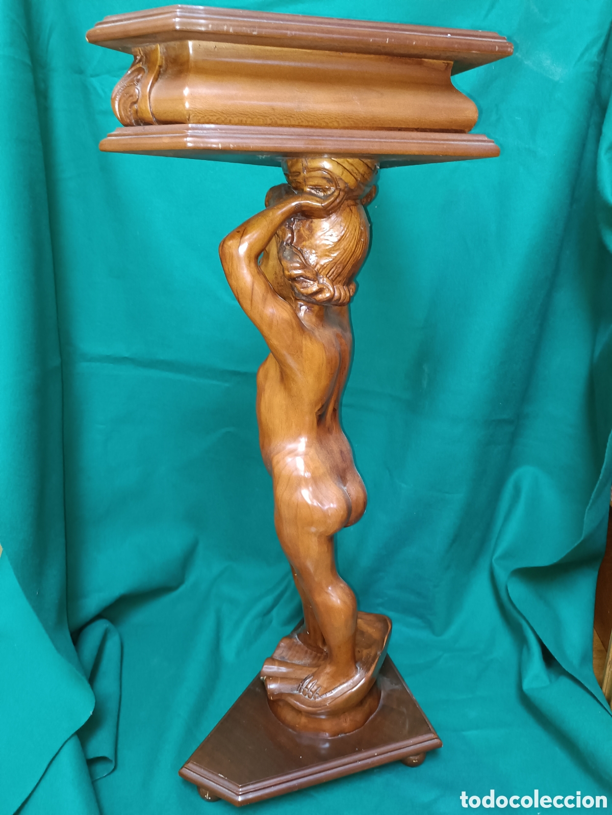 Segunda mano: Velador ni&ntilde;a madera maciza - Foto 3
