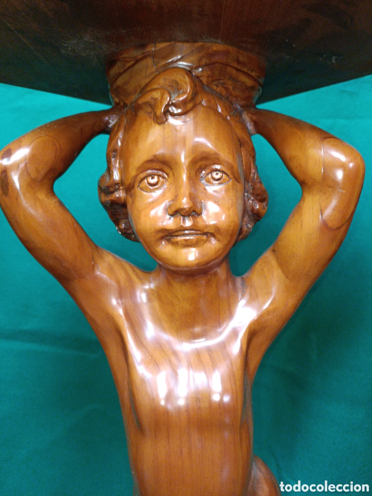 Segunda mano: Velador ni&ntilde;a madera maciza - Foto 5