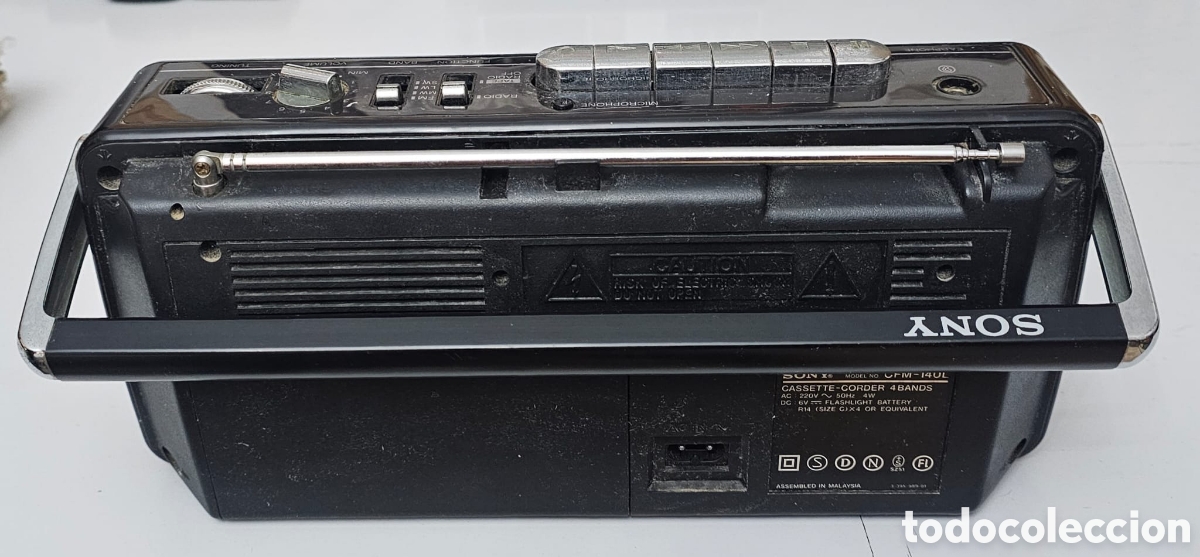 Segunda mano: RADIOCASSETTE SONY CFM-140L VINTAGE 1987 - Foto 5